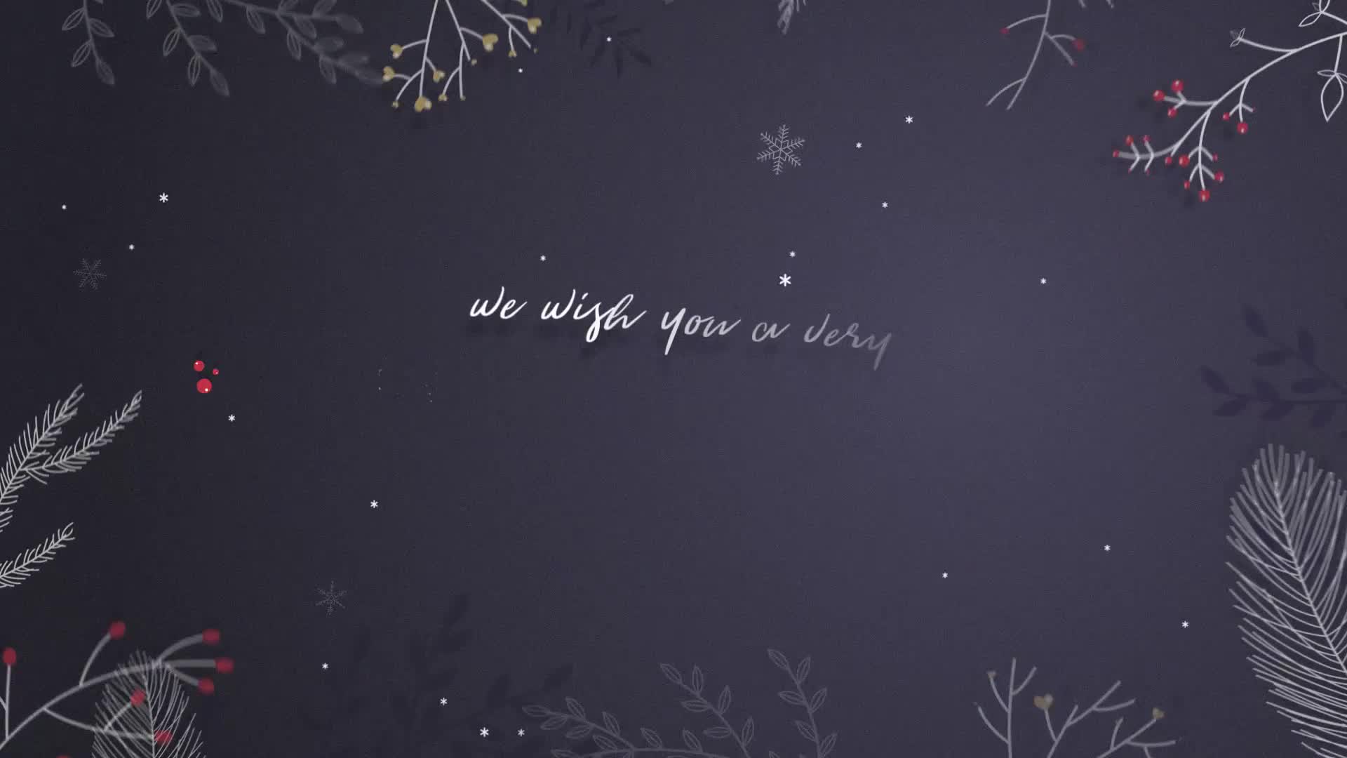 Christmas Greeting Card Videohive 21040937 After Effects Image 1 Christmas Greeting Card Videohive 21040937 After Effects Image 1