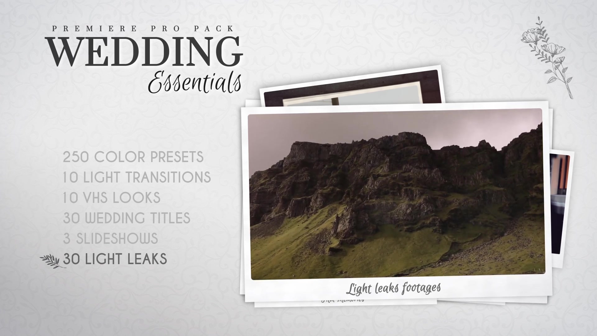 Wedding Essentials Pack for Premiere Pro Videohive 28150015 Premiere Pro Image 11 Wedding Essentials Pack for Premiere Pro Videohive 28150015 Premiere Pro Image 11