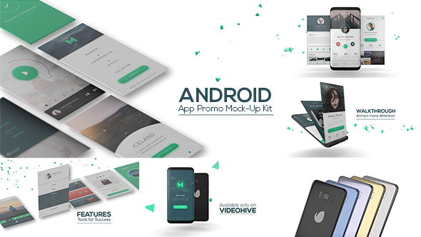 Android App Promo Mock-Up Kit - Download Videohive 20042116