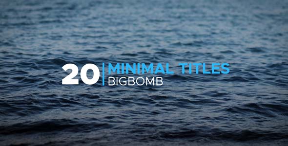 Minimal Titles - Download Videohive 20190986