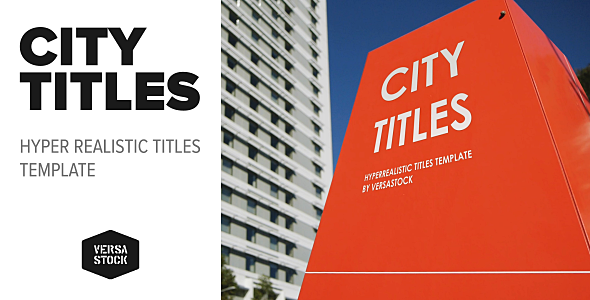 City Titles | Realistic Titles Opener - Download Videohive 20474507