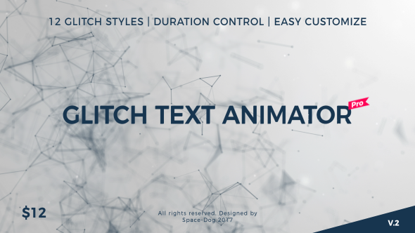 Glitch Text Animator PRO - Download Videohive 20591425