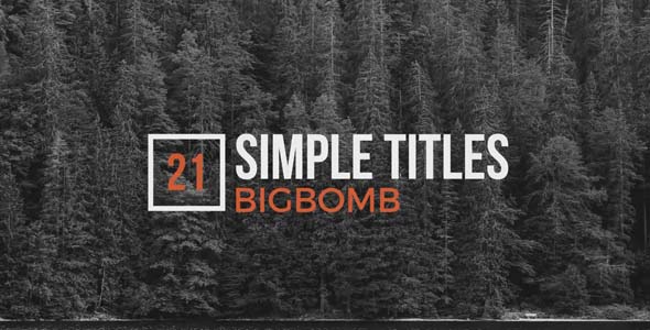 Simple Titles - Download Videohive 20137446