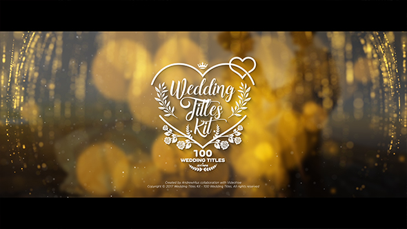 Wedding Titles Kit - 100 Titles - Download Videohive 19434063