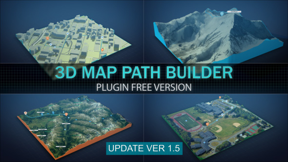 3D Map Path Builder - Download Videohive 20788566