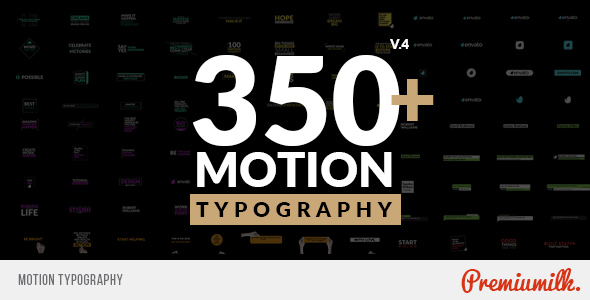 Motion Typography - Download Videohive 20645019