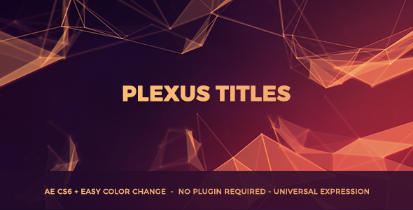 Plexus Titles - Download Videohive 20234095