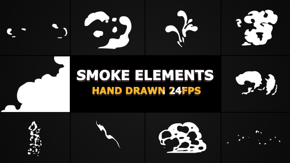 Cartoon Smoke Elements and Transitions - Download Videohive 21241906