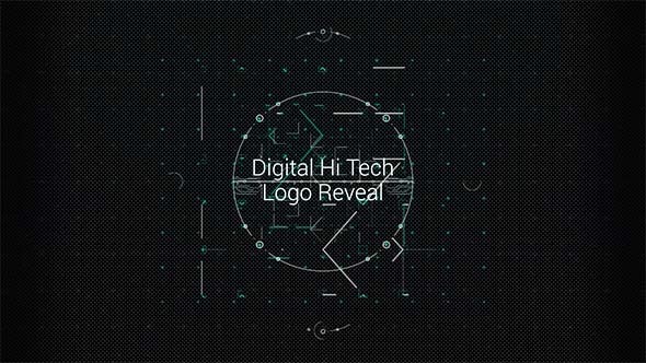 Digital Hi Tech Logo Reveal - Download Videohive 11395309