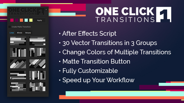 One Click Transitions Vol.1 - Download Videohive 19752559