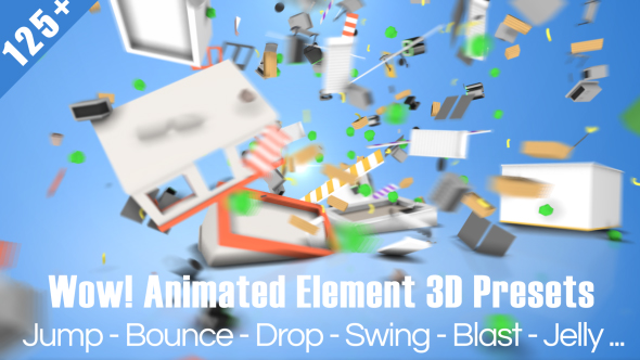 Wow! Dynamic Element 3D Presets - Download Videohive 19997366