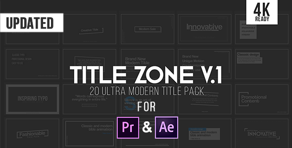 Title Zone V.1 - Download Videohive 20987758