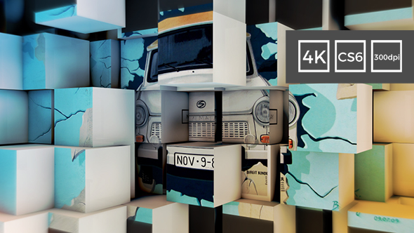 3D Cubes Wall Slideshow in 4K - Download Videohive 21136123