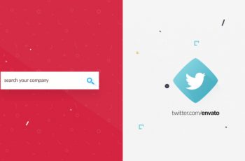 Flat Search Logo Opener - Download Videohive 20467602