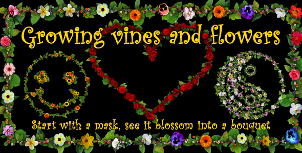 Growing vines and flowers - Download Videohive 19355384