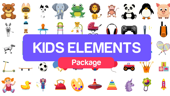 Kids Elements Package - Download Videohive 21108015