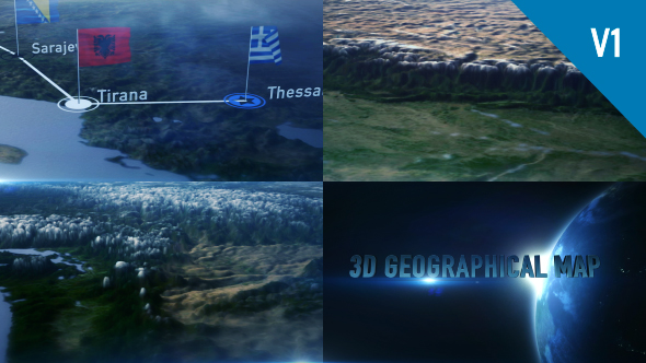 3D Geographical Map - Download Videohive 19114981