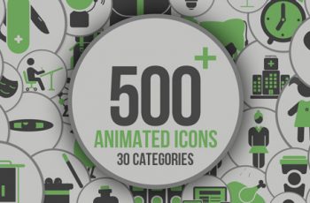 Animated Icons 500+ - Download Videohive 21005179