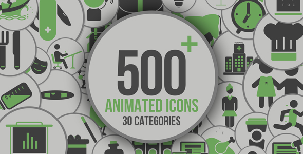 Animated Icons 500+ - Download Videohive 21005179