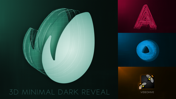 3D Minimal Dark Logo Reveal - Download Videohive 19566740