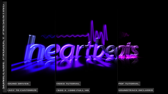 Audio Driven Heartbeat Template - Download Videohive 164173