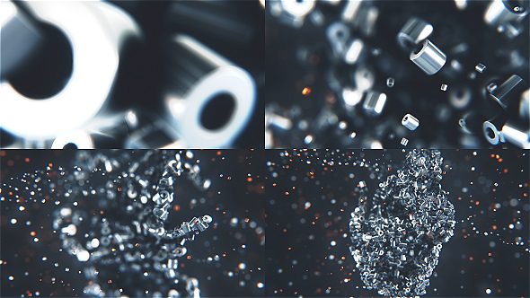 Metalic Particles Logo - Download Videohive 19140068