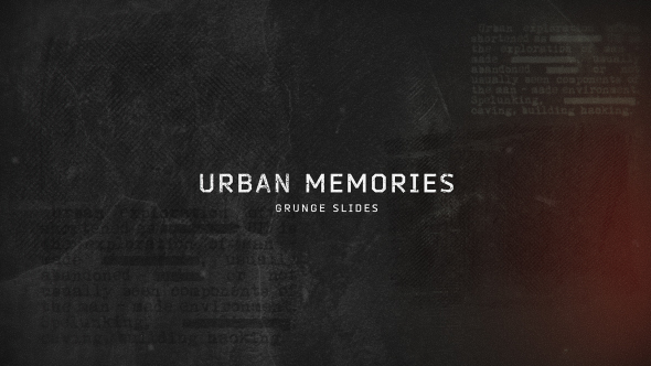 Urban Memories // Grunge Slides - Download Videohive 16848790