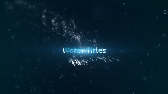 Water Titles - Download Videohive 18458721