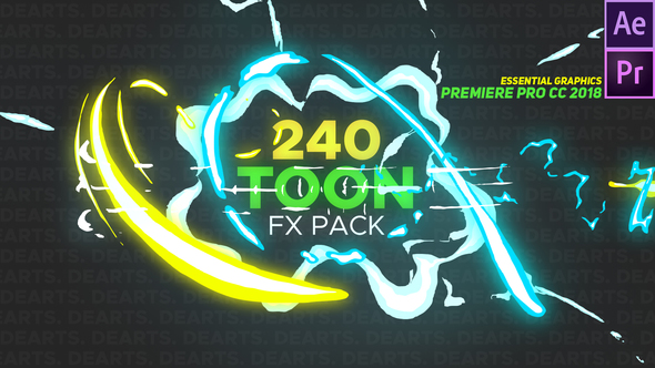 240 Toon FX Pack - Download Videohive 21729822