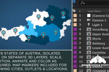 Austria Map Kit - Download Videohive 20975448
