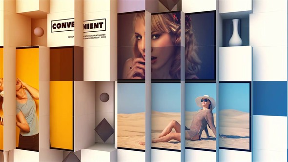 3D Abstract Cube Display - Download Videohive 21831977