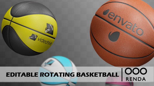 Editable Rotating Basketball - Download Videohive 16230594