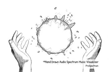 Hand Drawn Audio Spectrum Music Visualizer - Download Videohive 15288957