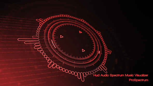 Hud Audio Spectrum Music Visualizer - Download Videohive 21232494