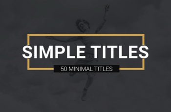 Simple Titles l Lower Thirds - Download Videohive 21818185