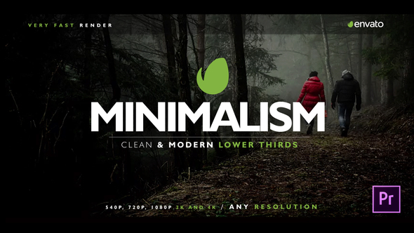 Minimal Lower Thirds for Premiere - Download Videohive 21961265