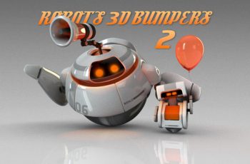 Robots 3D logo bumpers II - Download Videohive 786701