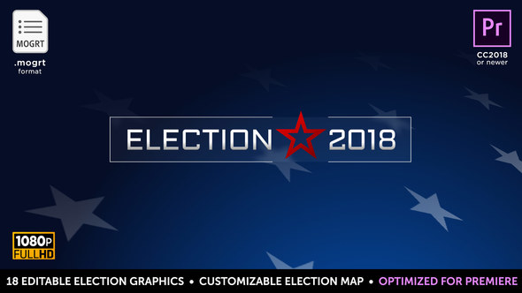 Election Essentials 2018 | Mogrt for Premiere - Download Videohive 22624000