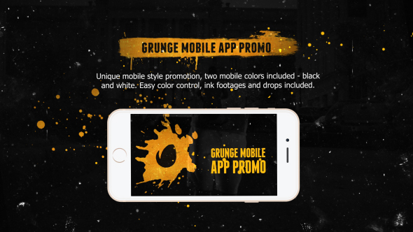 Grunge Mobile App Promo - Download Videohive 13310779