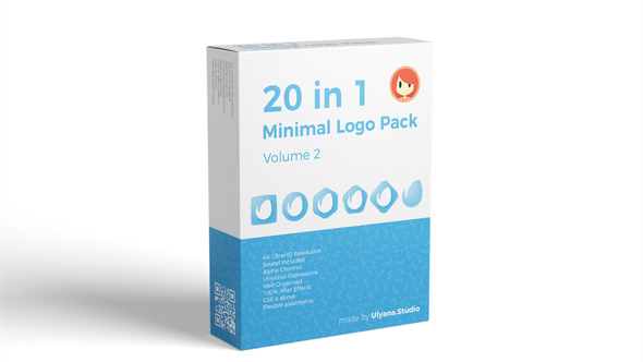 20 in 1 Minimal Logo Pack (vol.2) - Download Videohive 22062270