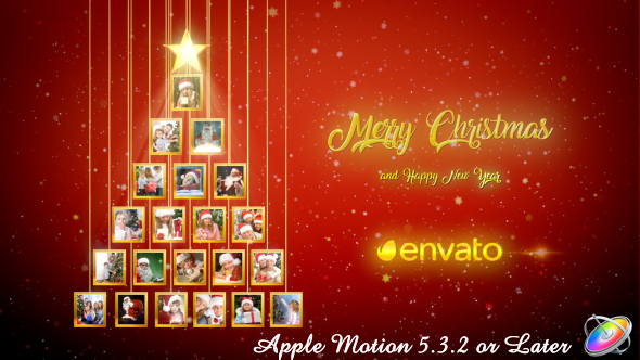 Christmas Tree Photos Opener - Apple Motion - Download Videohive 20904230