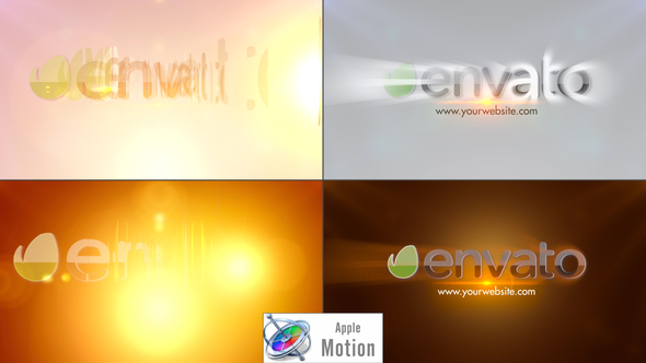 Elegant Rays Logo - Apple Motion - Download Videohive 22701481