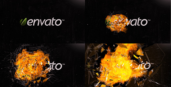 Explosion Glass & Fire - Download Videohive 1939322