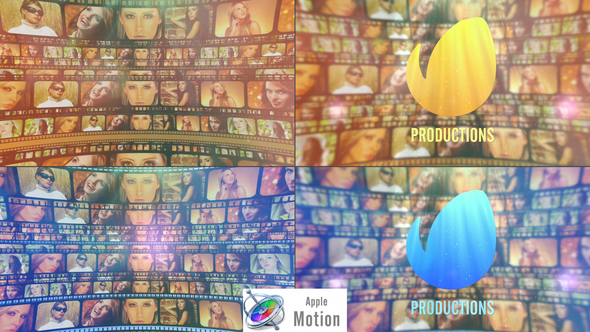 Film Strip Cinematic Logo - Apple Motion - Download Videohive 22701447