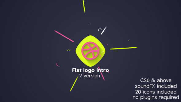 Flat logo intro - Download Videohive 20655869