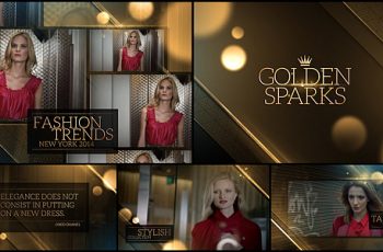 Golden Sparks - Download Videohive 7940099