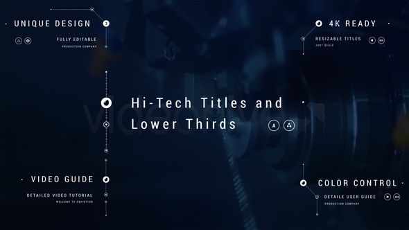 Hi-Tech Titles and Lower Thirds - Download Videohive 21972869