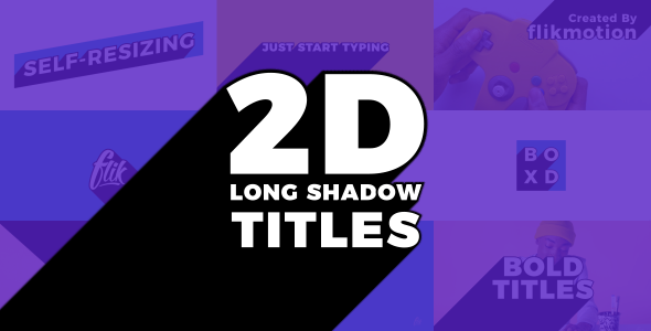 Long Shadow Titles - Download Videohive 21340659