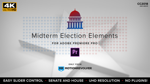 Midterm Election Elements - Congress & Senate | MOGRT for Premiere Pro - Download Videohive 22771897