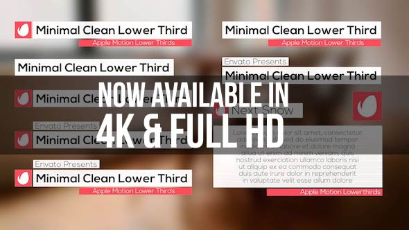 Minimal Clean Lower Third - Download Videohive 12164702